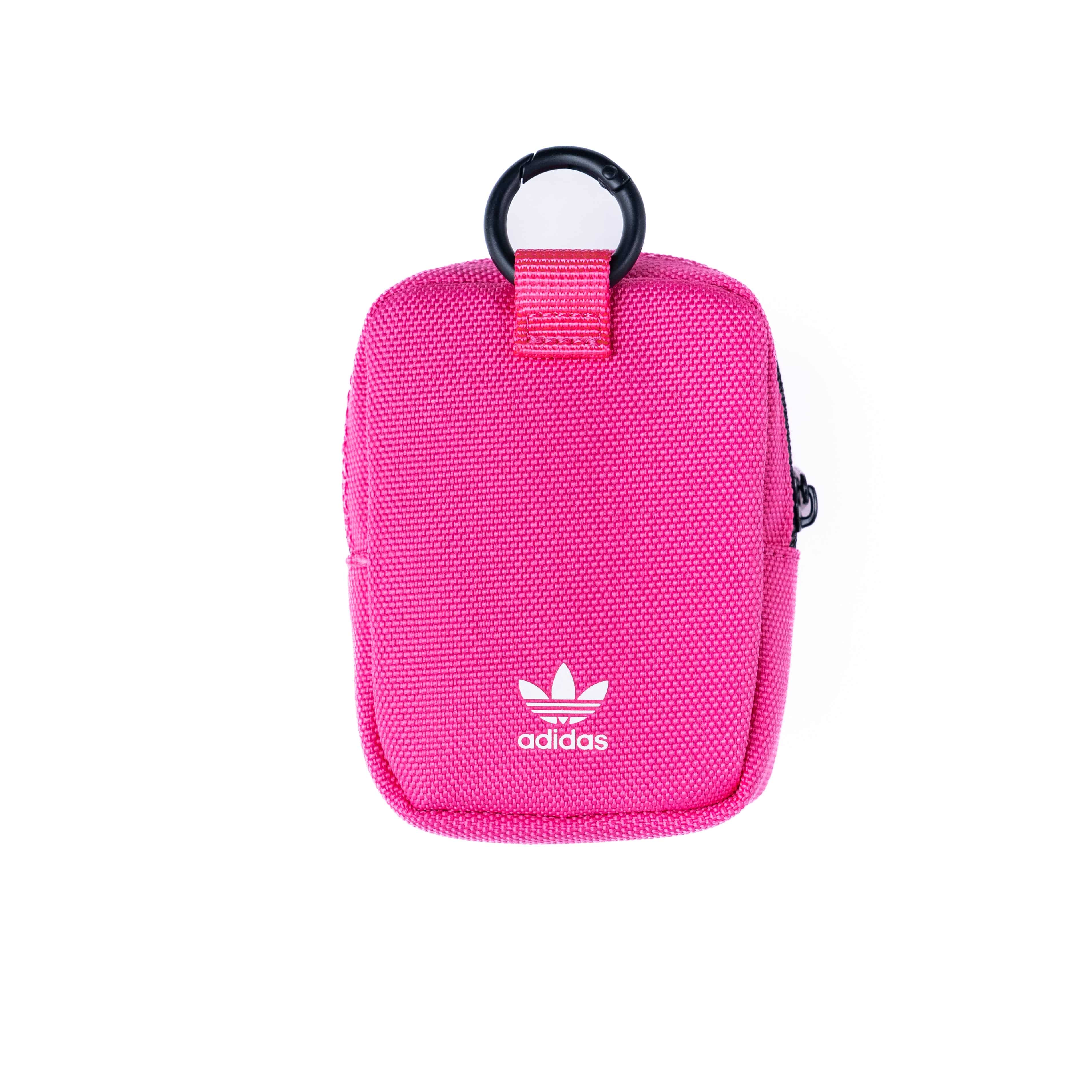 adidas Originals[アディダス オリジナルス] Small Tech Pouch Pink/White ポーチ 小物入れ リング≪特価！≫ (カラビナ)付 ロゴ ピンク/ホワイト ≪特価！≫ (51728(IQ5123)) ピンク/ホワイト