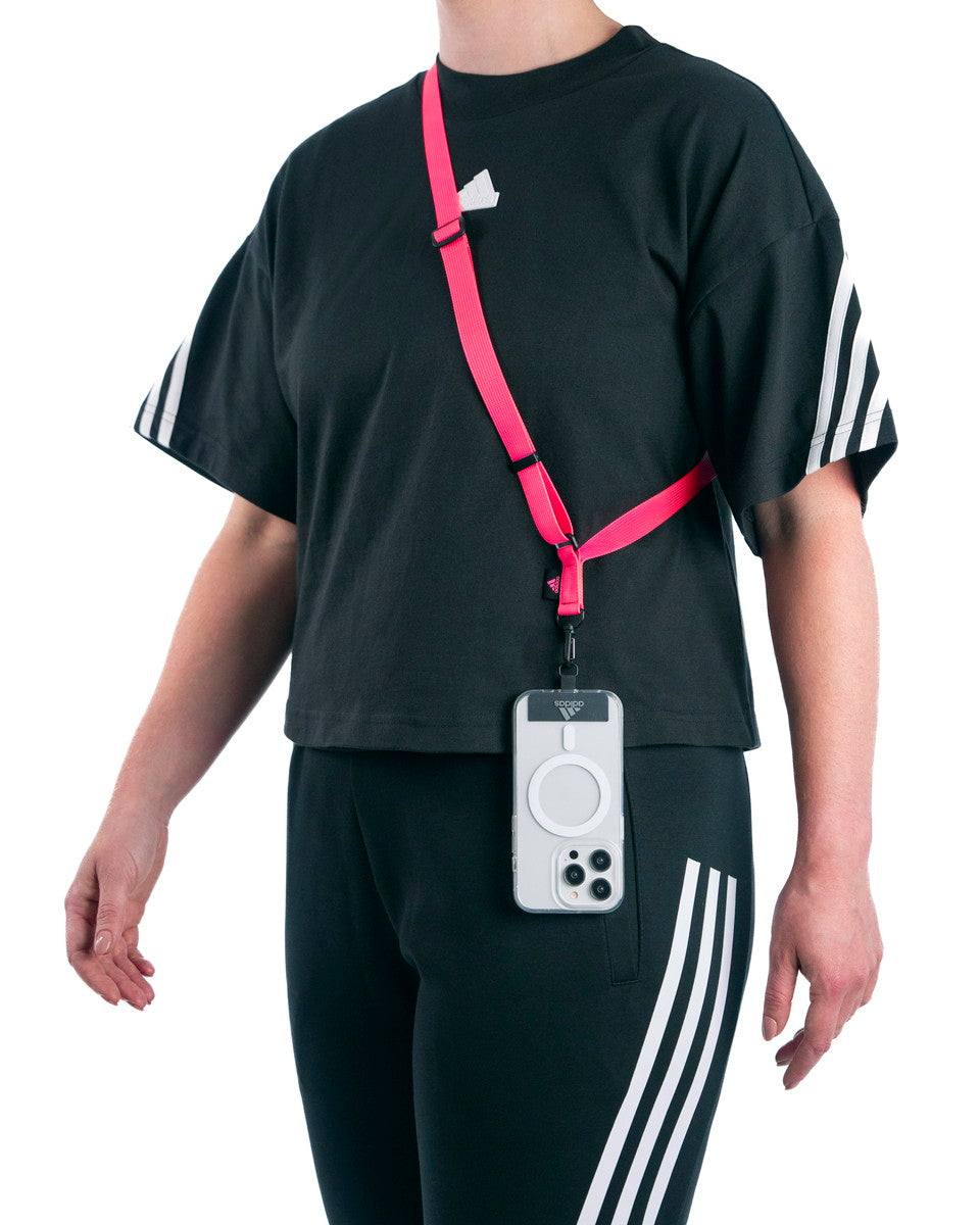 adidas SPORTSWEAR ストラップ ユニバーサルタイプ ルーシッドピンク/ブラック