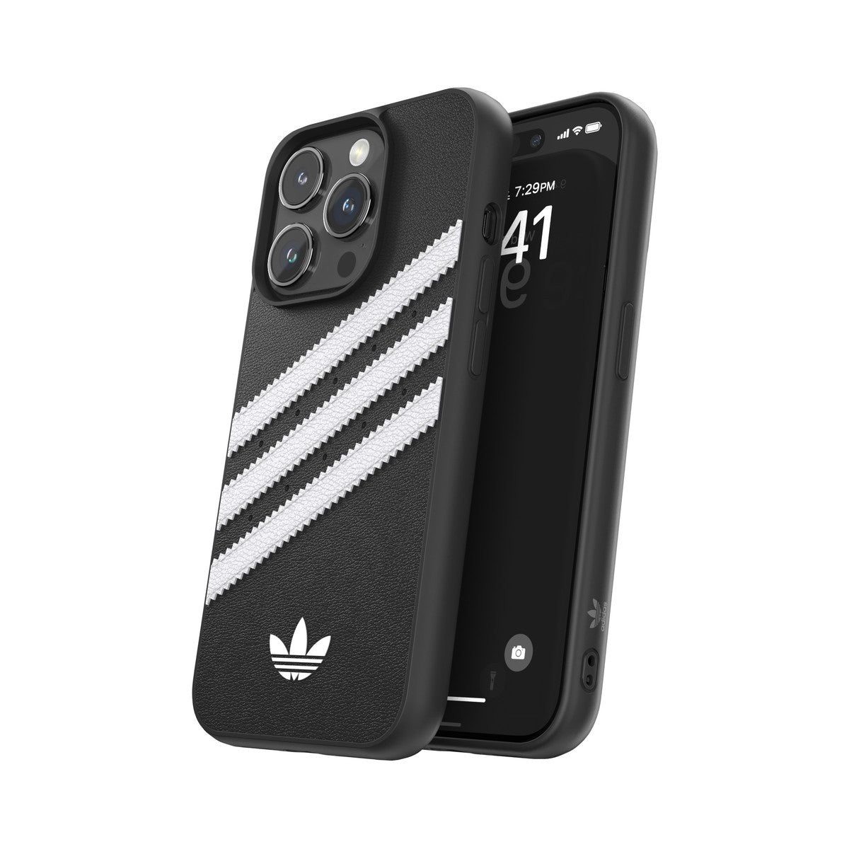 adidas Originals iPhone15Proケース SAMBA ブラック/ホワイト