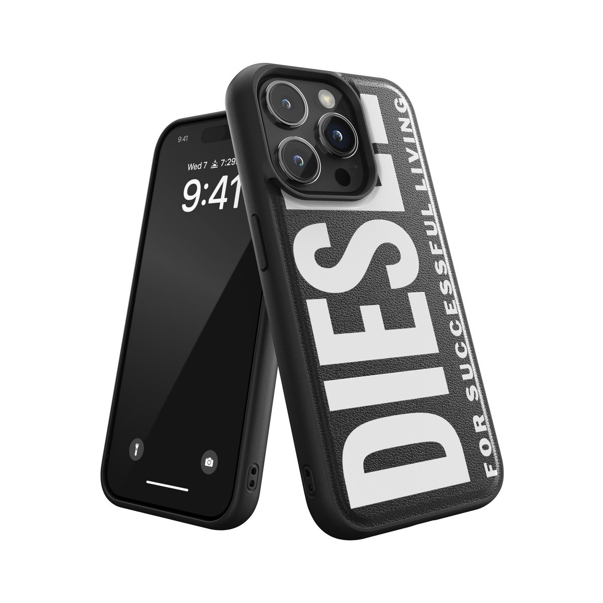 DIESEL iPhone15Proケース CORE ブラック