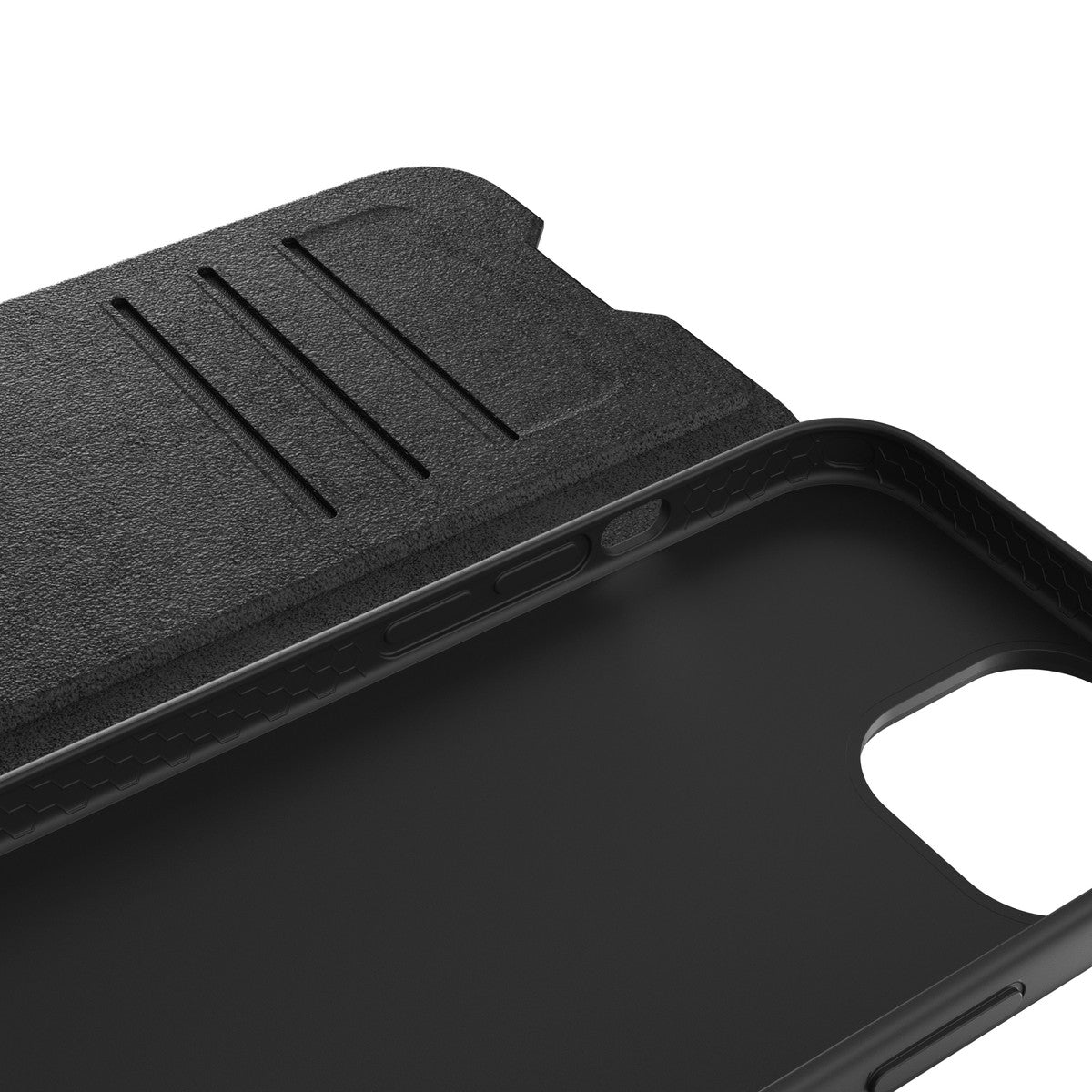 DIESEL iPhone15ケース Booklet ブラック