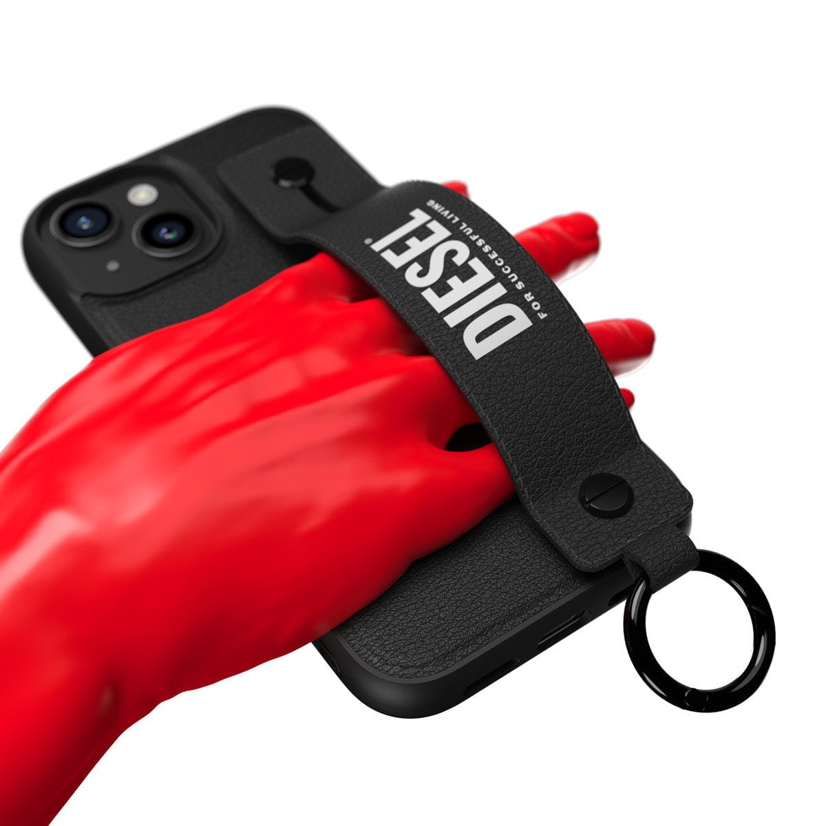 iPhone15ケース ハンドストラップ ブラック – MiraiSell