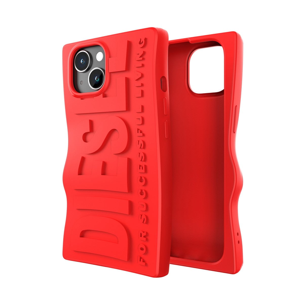 上品な iPhone15ケース DIESEL D レッド Silicone DIESEL By iPhoneアクセサリー