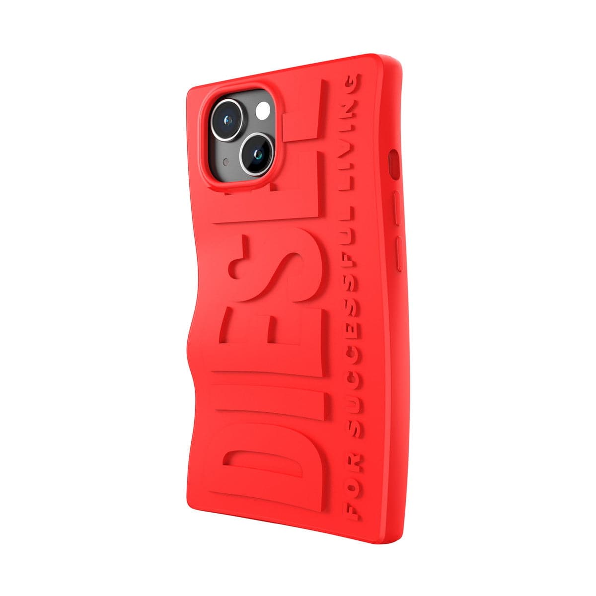 DIESEL iPhone15ケース D By DIESEL Silicone レッド