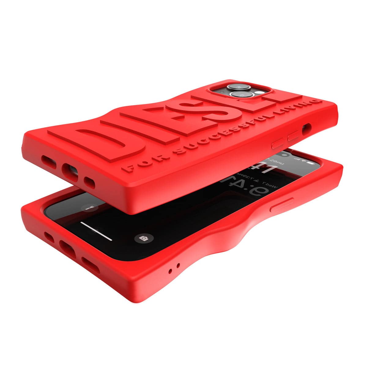最終値下げ‼️DIESEL ケース赤 DIESEL iPhone14/13ケース Oval D レッド