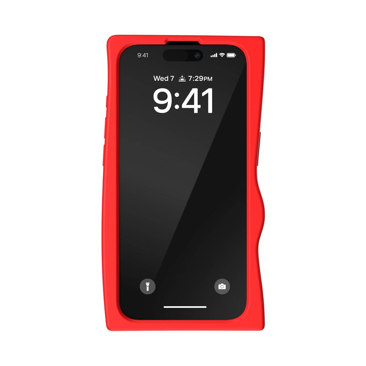 DIESEL iPhone15Proケース D By DIESEL Silicone レッド