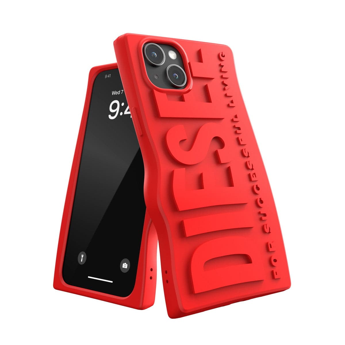 iPhone 15 シャネディレティさん専用 DIESEL iPhone15Plusケース D By DIESEL Silicone レッド