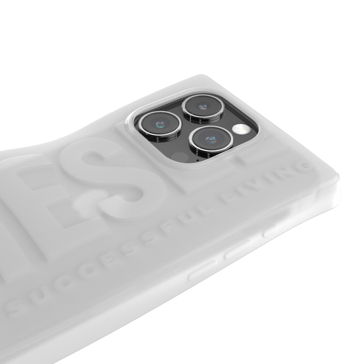 DIESEL iPhone15Proケース D By DIESEL Silicone ミルキーホワイト
