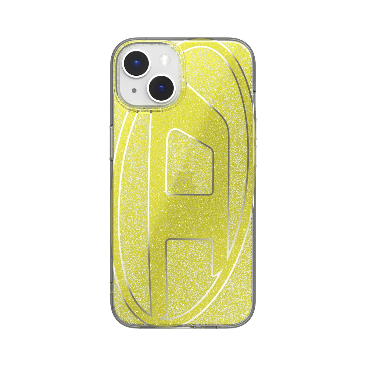 DIESEL iPhone14/13ケース Oval D Glitter ブラック