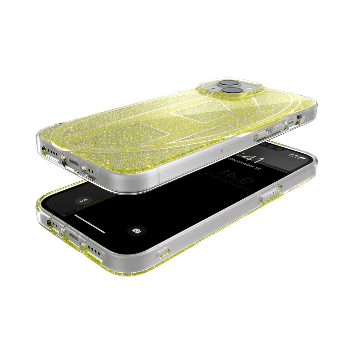 ディーゼル iPhone13/14ケース Oval D Glitter DIESEL iPhone14/13ケース Oval D Glitter ピンク – MiraiSell