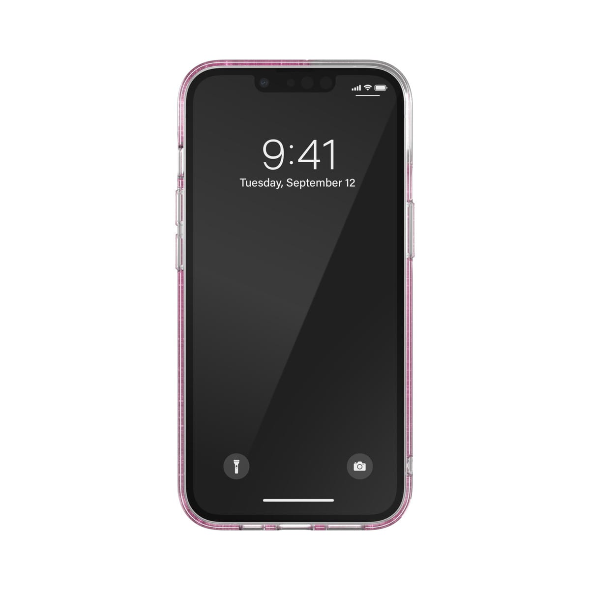 DIESEL iPhone14/13ケース Oval D Glitter ブラック