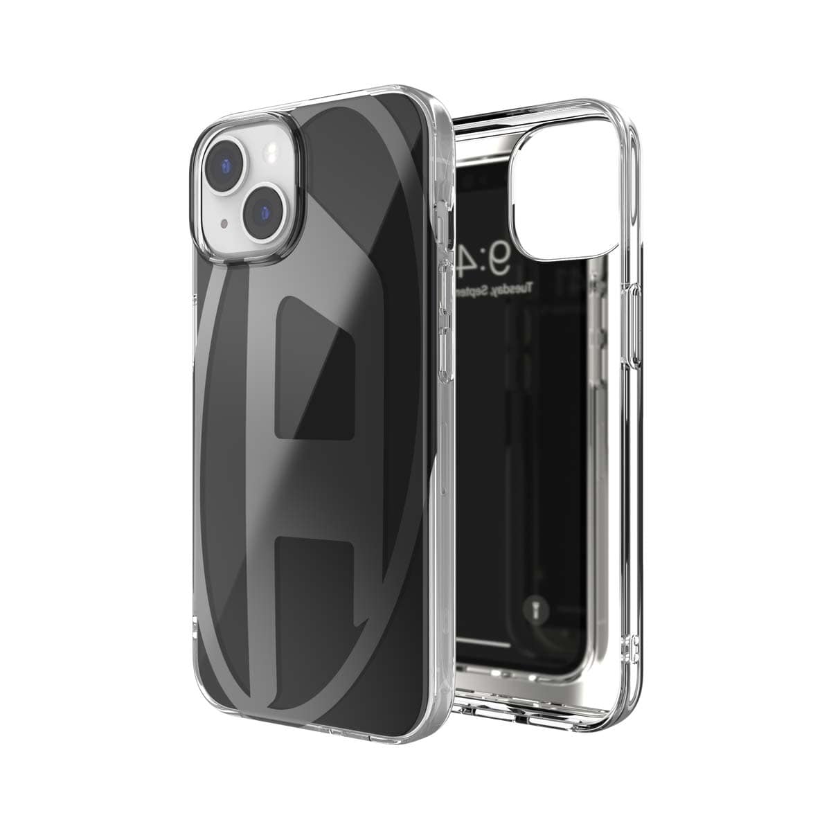 DIESEL iPhone14/13ケース Oval D ブラック