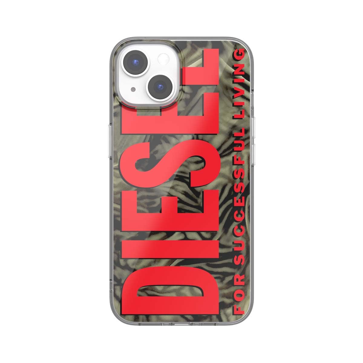 DIESEL iPhone14/13ケース Biscotto Camo レッド