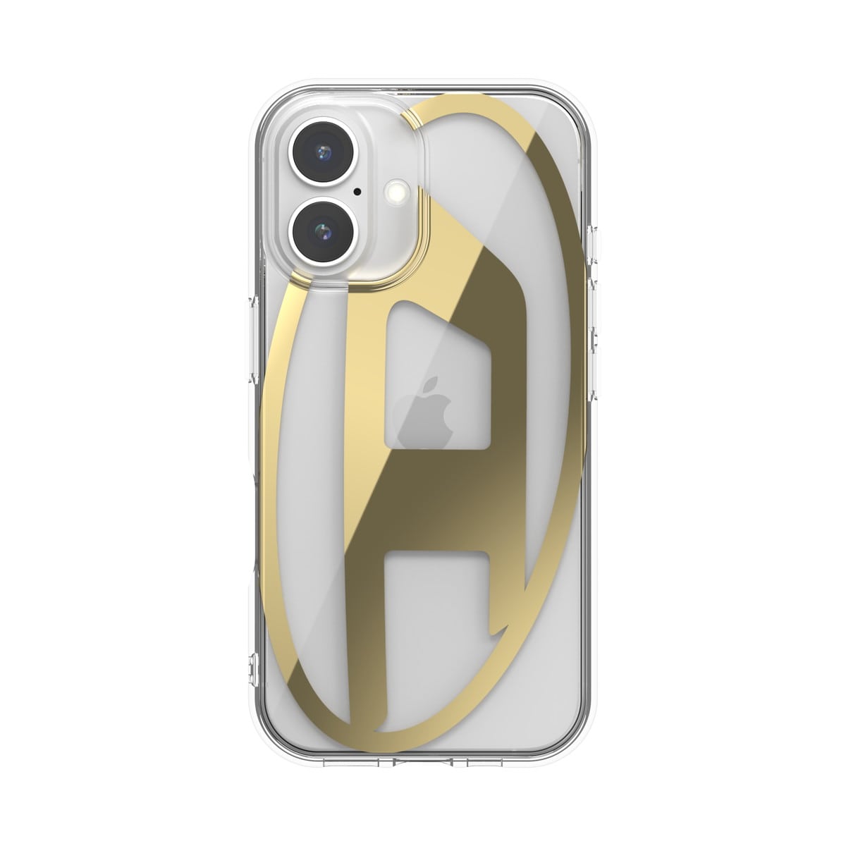 値段が激安 D Oval 16ケース iPhone Mirror クリア/ゴールド Clear iPhoneアクセサリー