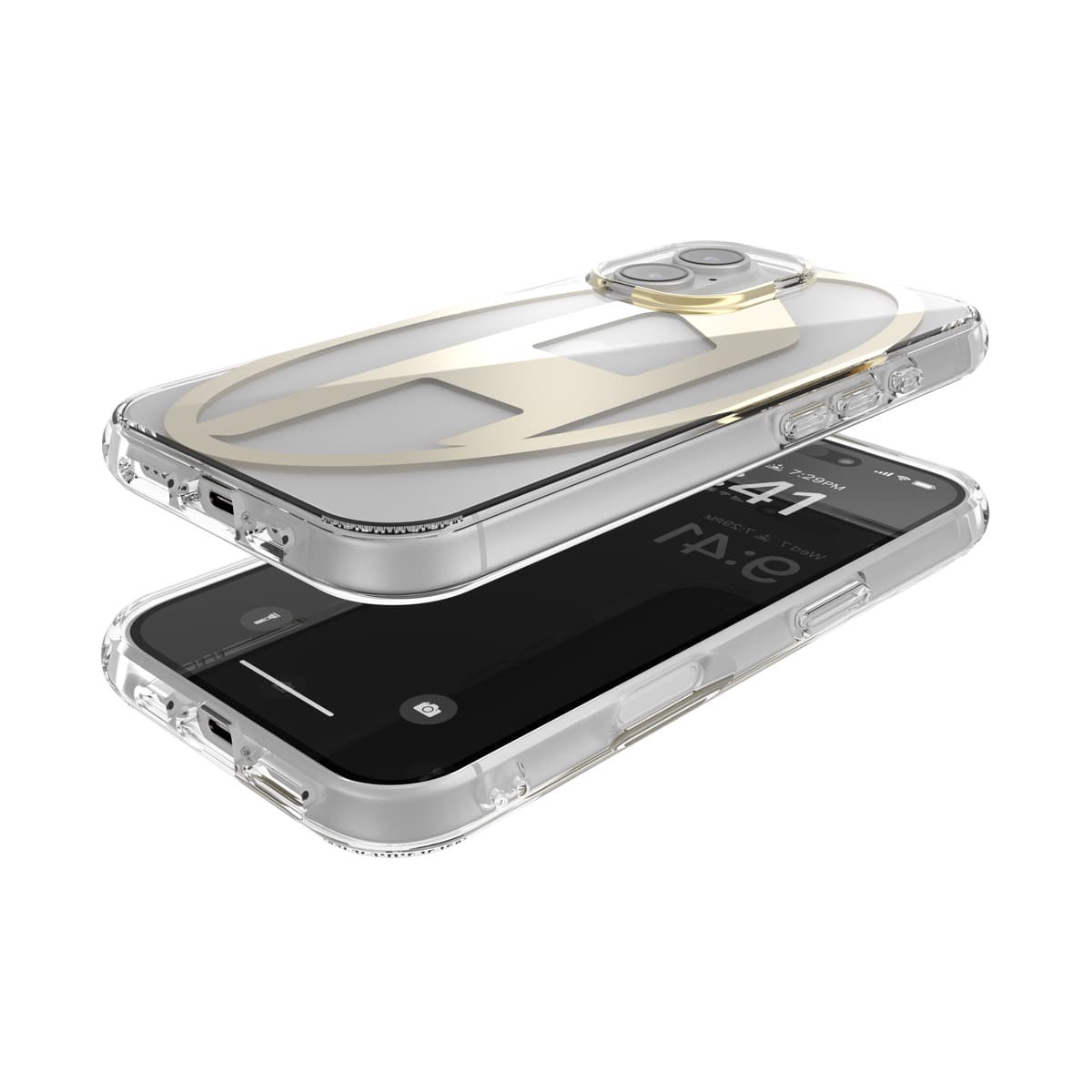 iPhone 16ケース Oval D Mirror Clear クリア/ゴールド iPhone 16ケース Oval D Mirror Clear クリア/ゴールド