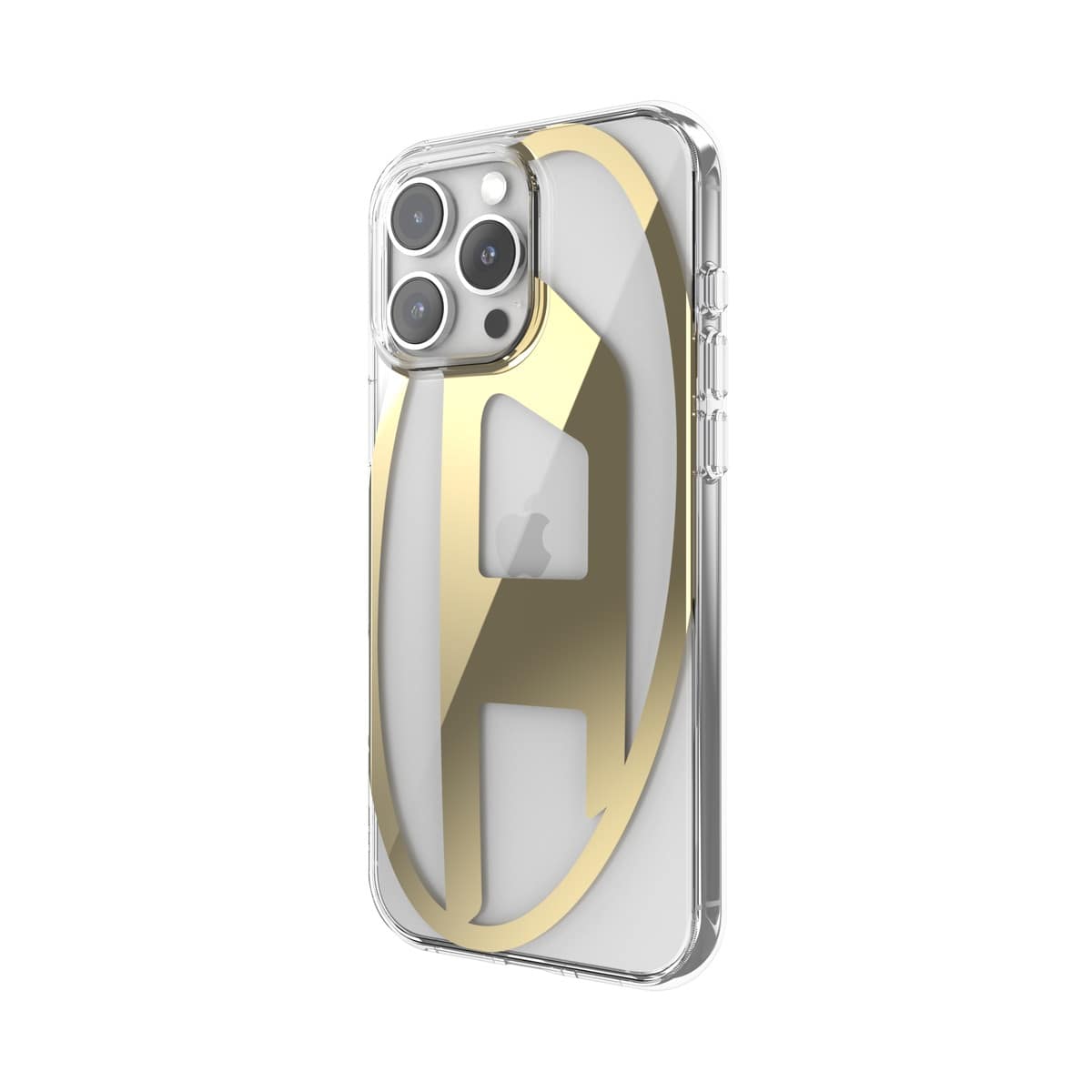 iPhone 16 Pro Maxケース Oval D Mirror Clear クリア/ゴールド
