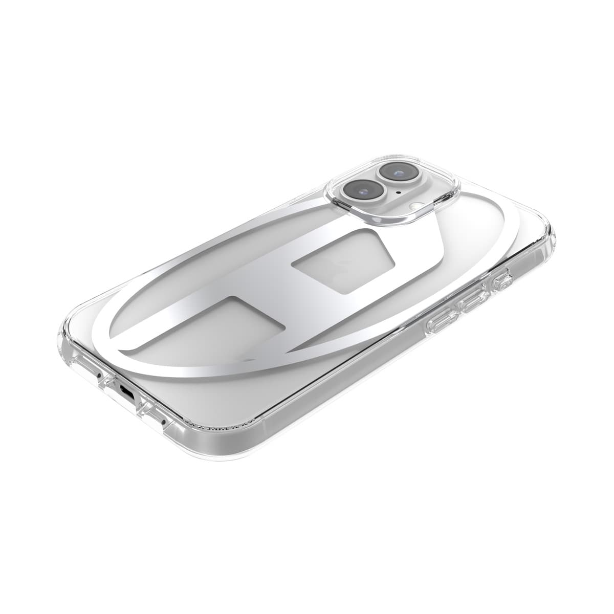 トップ iPhone 16ケース Oval D Mirror Clear クリア/シルバー iPhoneアクセサリー