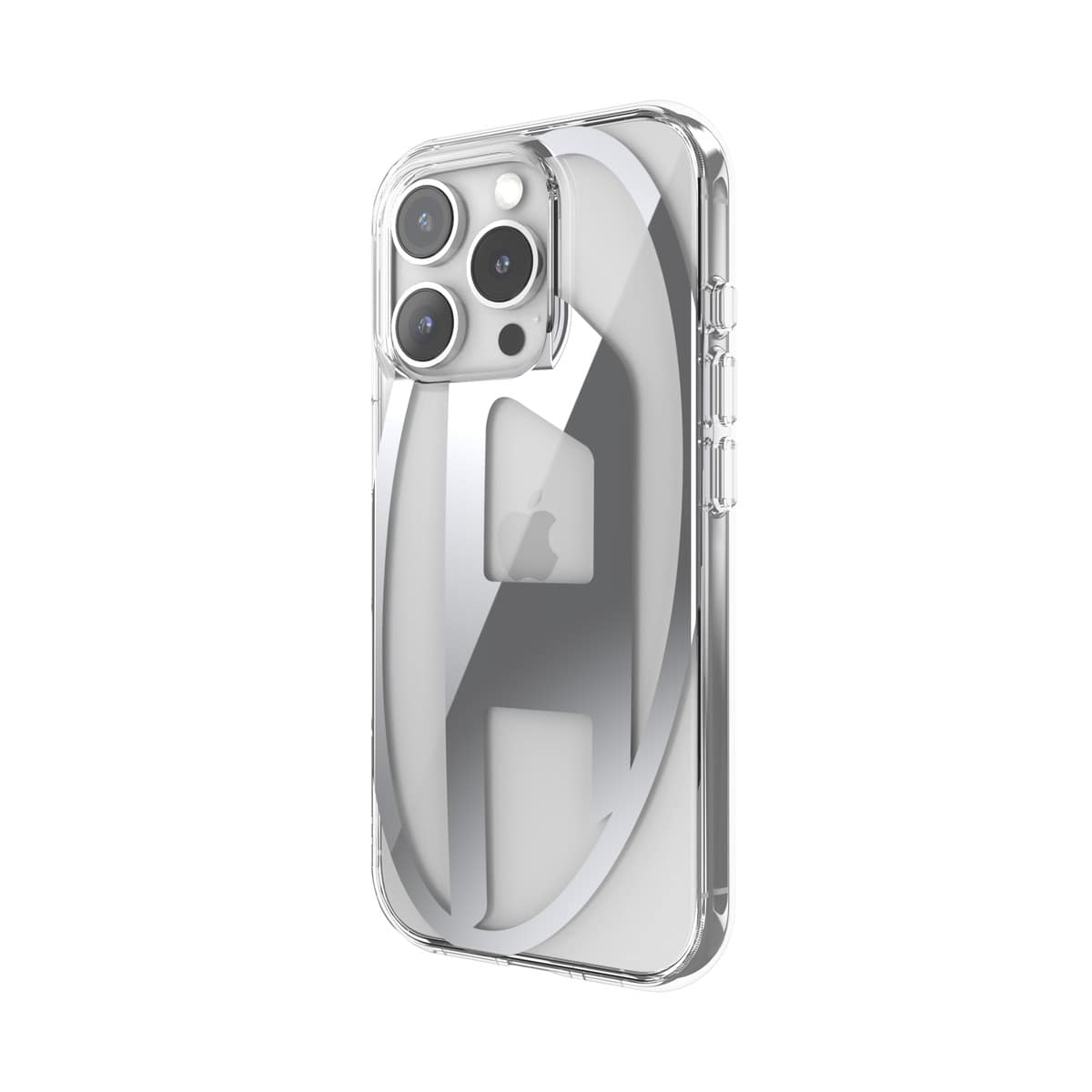 iPhone 16 Proケース Oval D Mirror Clear クリア/シルバー