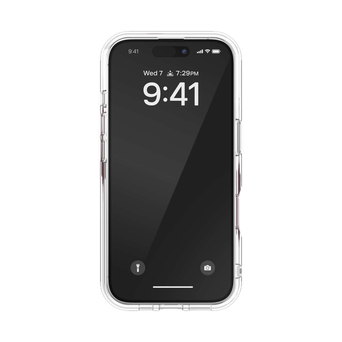 【sa！】diesel オーバルD iPhone16 ハードケース iPhone 16ケース Oval D Mirror Clear クリア/ピンク
