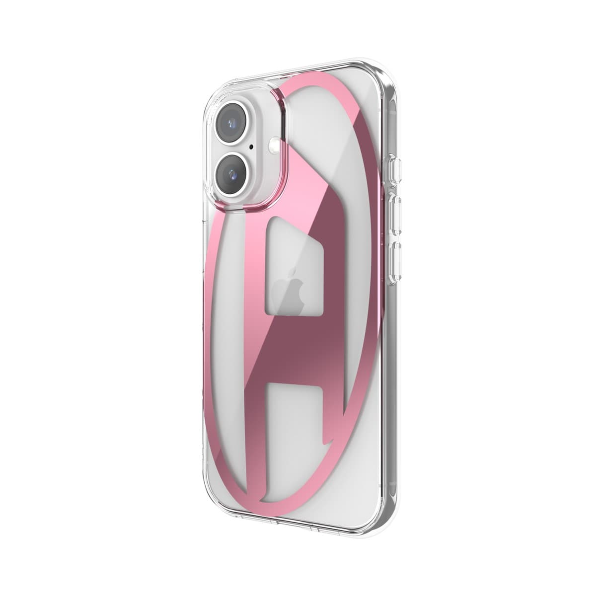 全てのアイテム iPhone クリア/ピンク Clear Mirror D Oval 16ケース iPhoneアクセサリー