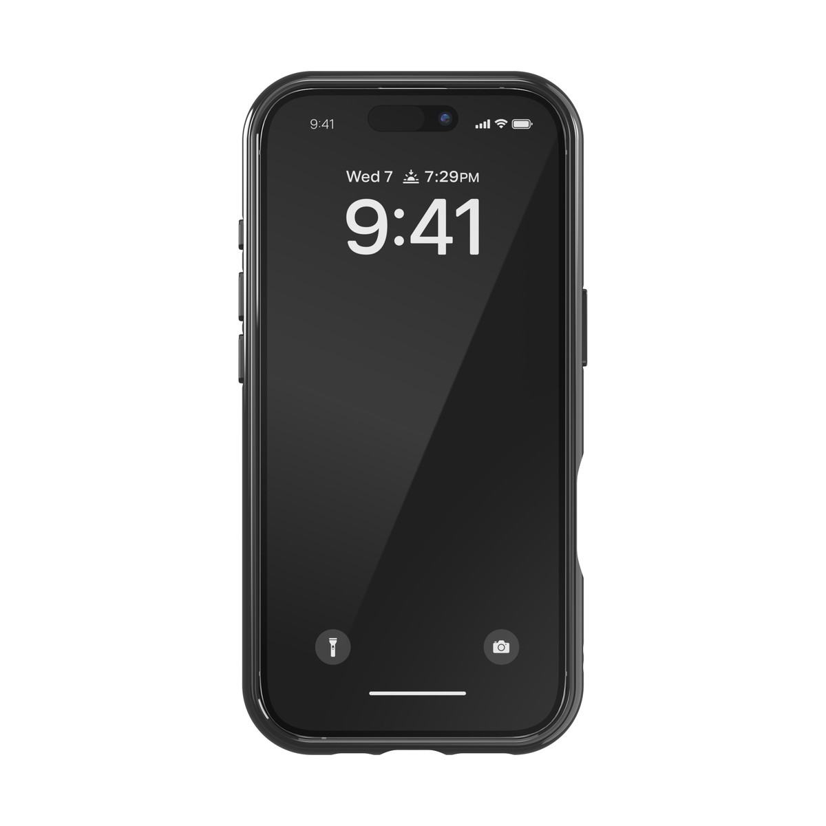 iPhone 16 Proケース Oval D Neon ブラック/イエロー iPhone 16 Proケース Oval D Neon ブラック/イエロー