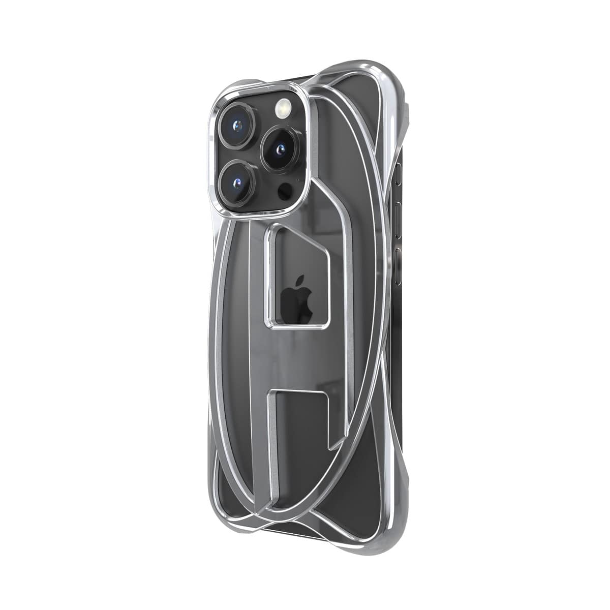 iPhoneアクセサリー DIESEL CAGED D CASE iPhone 16 Pro DIESEL[ディーゼル] iPhone 16 Pro Case CAGED D GLOSSY Black