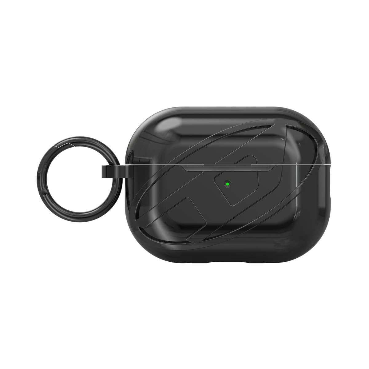 DIESEL[ディーゼル] AirPods Pro Case Oval D GLOSSY Black