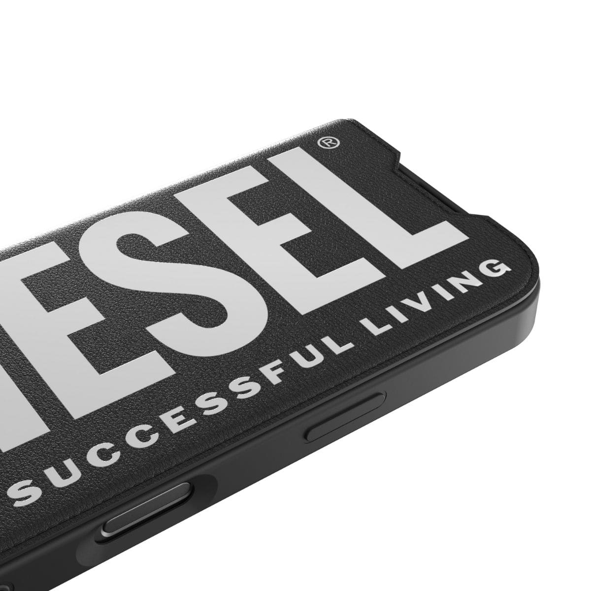 DIESEL[ディーゼル] iPhone 17 スマホケース スマホカバー Booklet MagSafe 手帳型 ブラック ブラック 60399