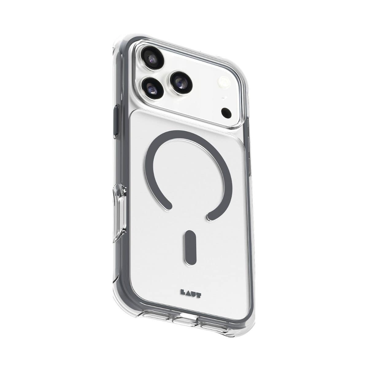 LAUT[ラウト] iPhone 17 Pro スマホケース スマホカバー AERO PROTECT シャドウグレー クリアグレー L_IP25B_AP_GY