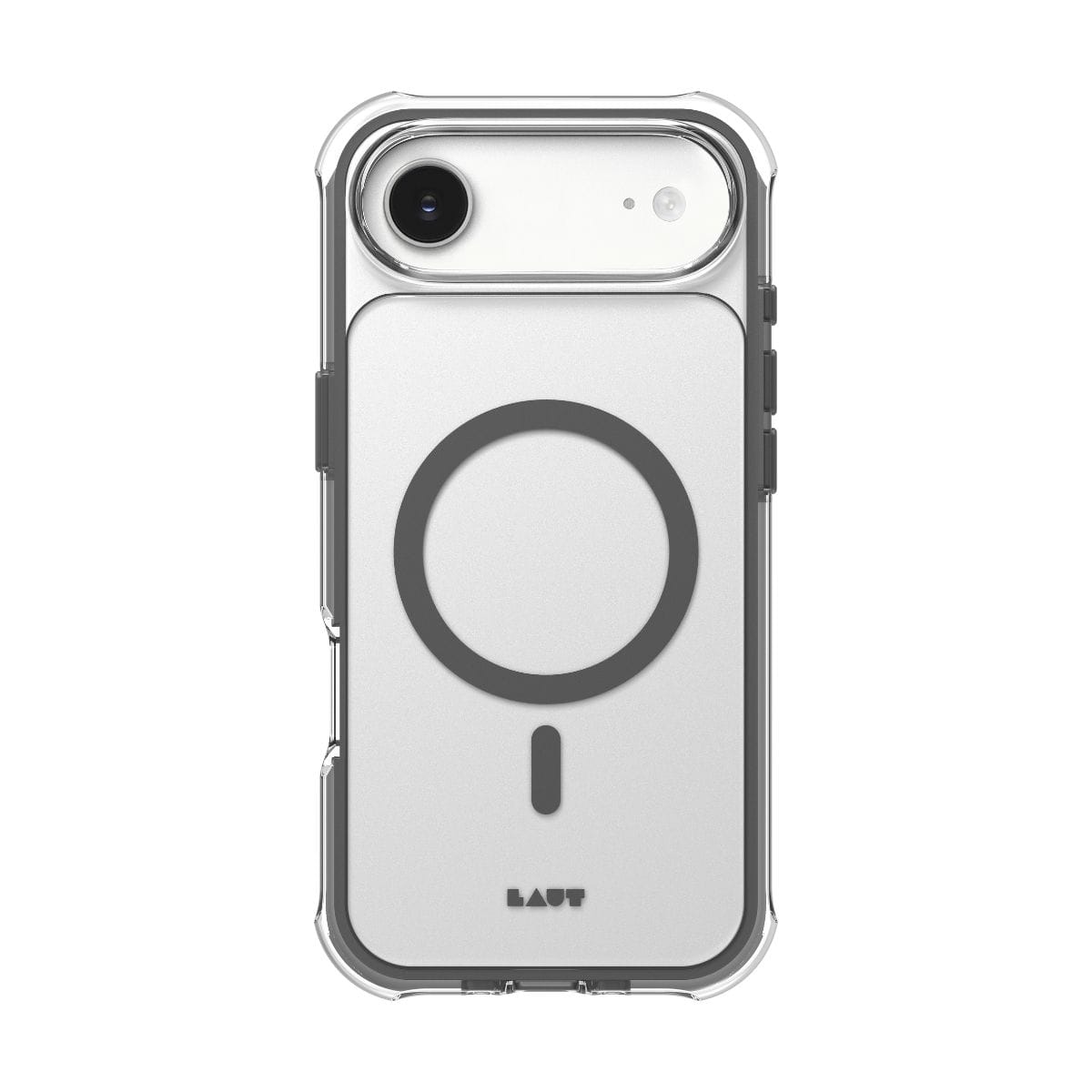 LAUT[ラウト] iPhone Air  スマホケース スマホカバー AERO PROTECT シャドウグレー クリアグレー L_IP25C_AP_GY