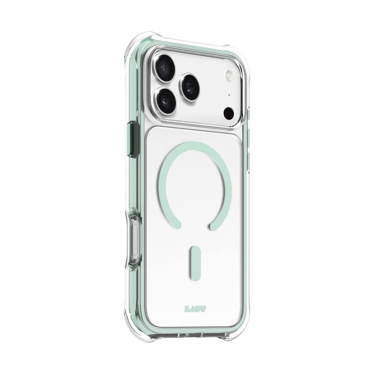 LAUT[ラウト] iPhone 17 Pro Max スマホケース スマホカバー AERO PROTECT アクアミント クリアグリーン L_IP25D_AP_MT