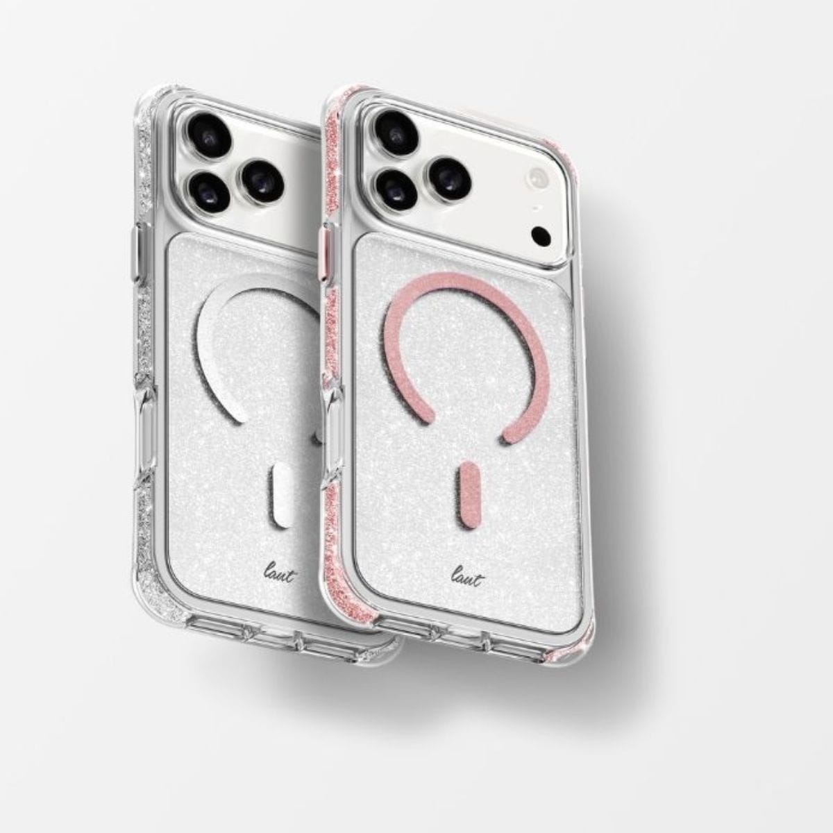 LAUT[ラウト] iPhone 17 Pro Max スマホケース スマホカバー AERO SPARKLE クリスタルシルバー クリアシルバー L_IP25D_AS_SL