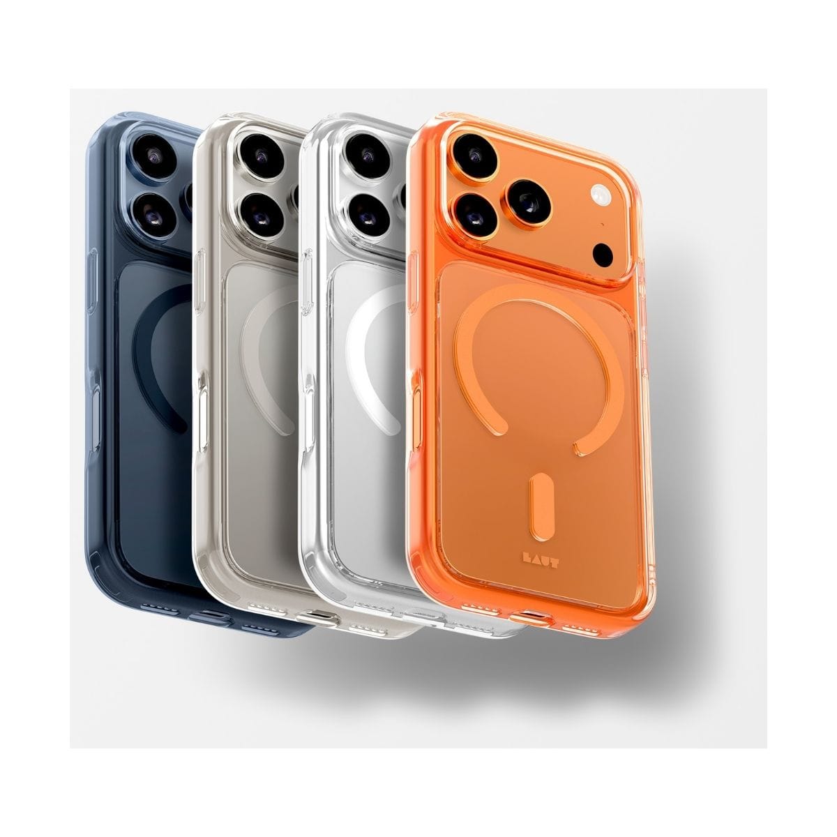 LAUT[ラウト] iPhone 17 Pro Max スマホケース スマホカバー CRYSTAL FLURO クリアブロンズ ブラウン L_IP25D_CF_BR