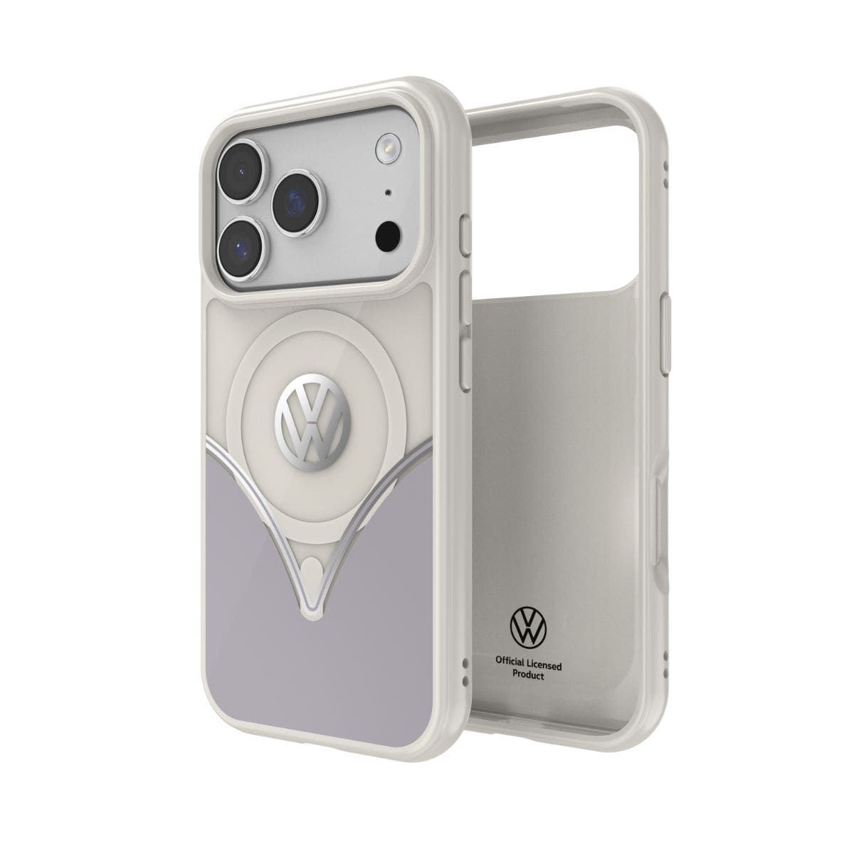 Volkswagen[フォルクスワーゲン] iPhone 17Pro ケース スマホケース MagSafe対応 ストラップホールあり Smoke Gray(スモークグレー) Gray/White グレー/ホワイト グレー/ホワイト 60486