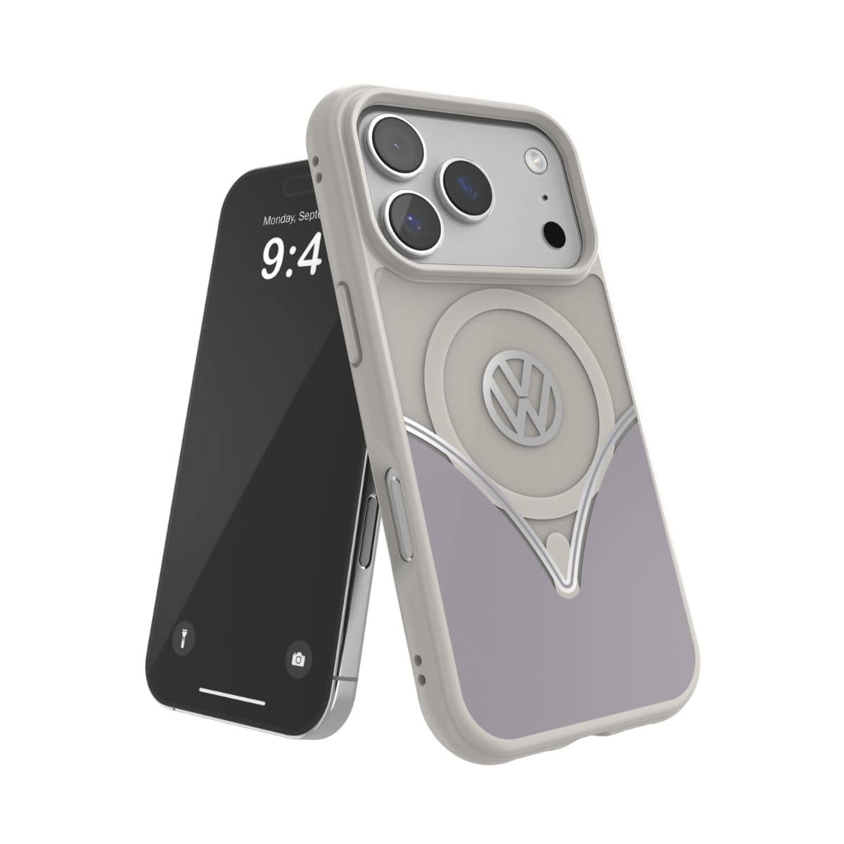 Volkswagen[フォルクスワーゲン] iPhone 17Pro ケース スマホケース MagSafe対応 ストラップホールあり Smoke Gray(スモークグレー) Gray/White グレー/ホワイト グレー/ホワイト 60486