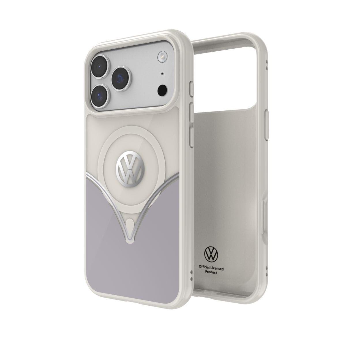 Volkswagen[フォルクスワーゲン] iPhone 17Promax ケース スマホケース MagSafe対応 ストラップホールあり Smoke Gray(スモークグレー) Gray/White グレー/ホワイト グレー/ホワイト 60487