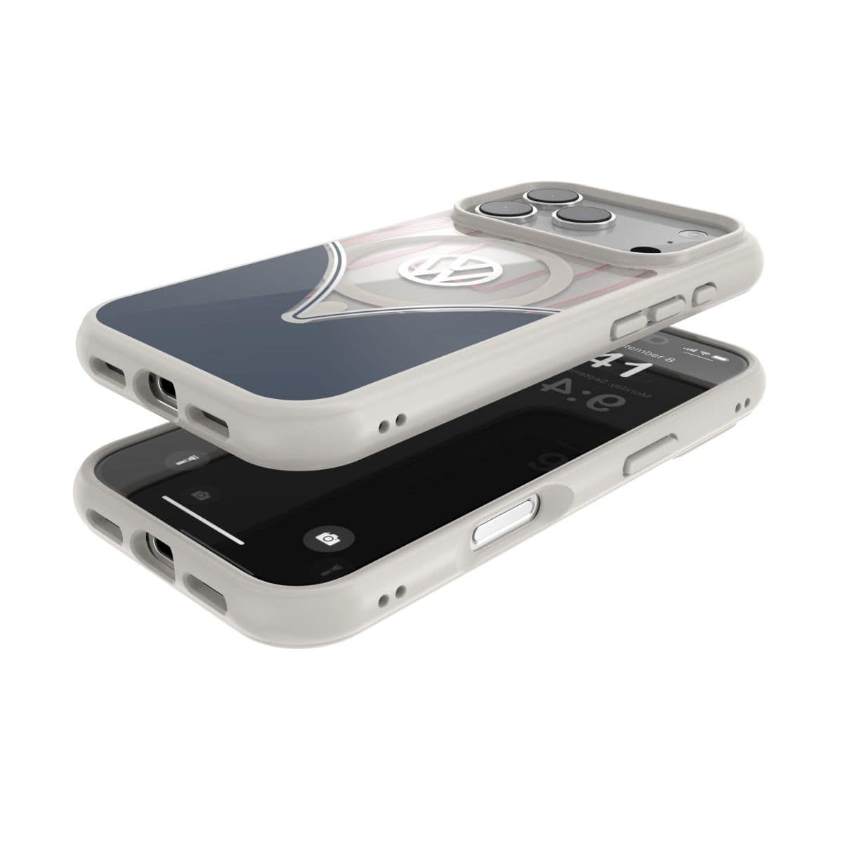 Volkswagen[フォルクスワーゲン] iPhone 17 Pro ケース スマホケース MagSafe対応 ストラップホールあり Cobalt Blue(コバルトブルー) Blue/White ブルー/ホワイト ブルー/ホワイト 60466