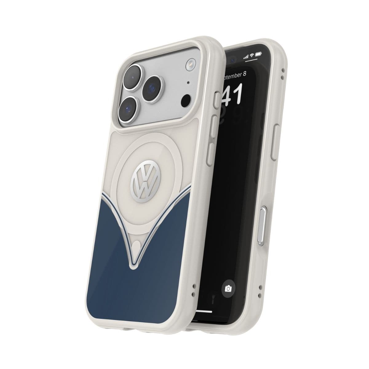Volkswagen[フォルクスワーゲン] iPhone 17 Pro ケース スマホケース MagSafe対応 ストラップホールあり Cobalt Blue(コバルトブルー) Blue/White ブルー/ホワイト ブルー/ホワイト 60466