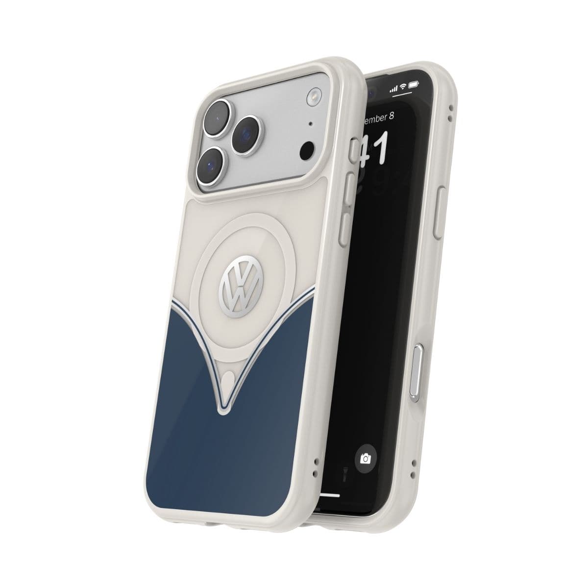 Volkswagen[フォルクスワーゲン] iPhone 17 Pro Max ケース スマホケース MagSafe対応 ストラップホールあり Cobalt Blue(コバルトブルー) Blue/White ブルー/ホワイト ブルー/ホワイト 60467