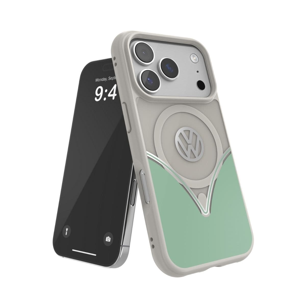 Volkswagen[フォルクスワーゲン] iPhone 17 Pro ケース スマホケース MagSafe対応 ストラップホールあり Bahama Blue(バハマブルー) Green/White グリーン/ホワイト グリーン/ホワイト 60470