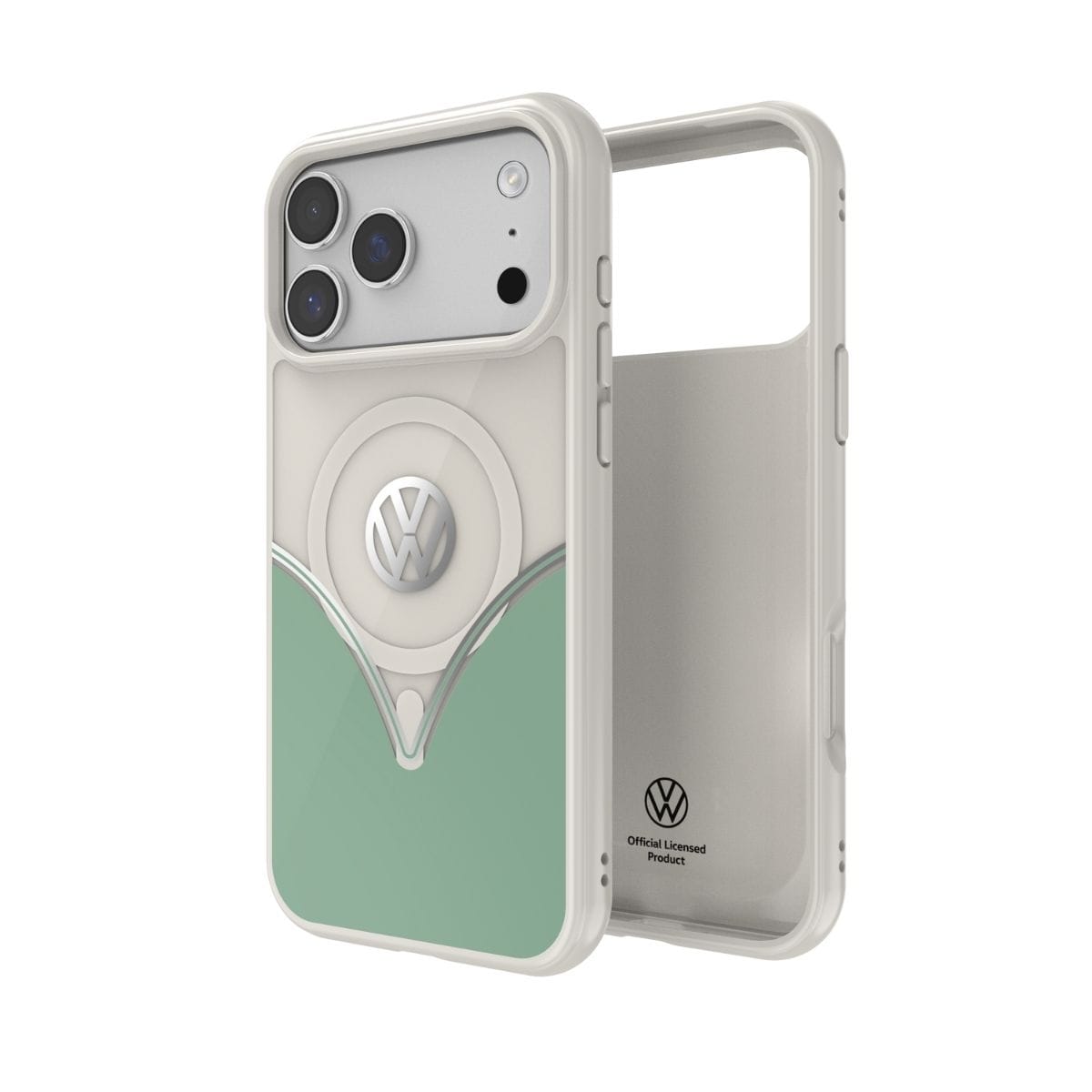 Volkswagen[フォルクスワーゲン] iPhone 17 Pro Max ケース スマホケース MagSafe対応 ストラップホールあり Bahama Blue(バハマブルー) Green/White グリーン/ホワイト グリーン/ホワイト 60471