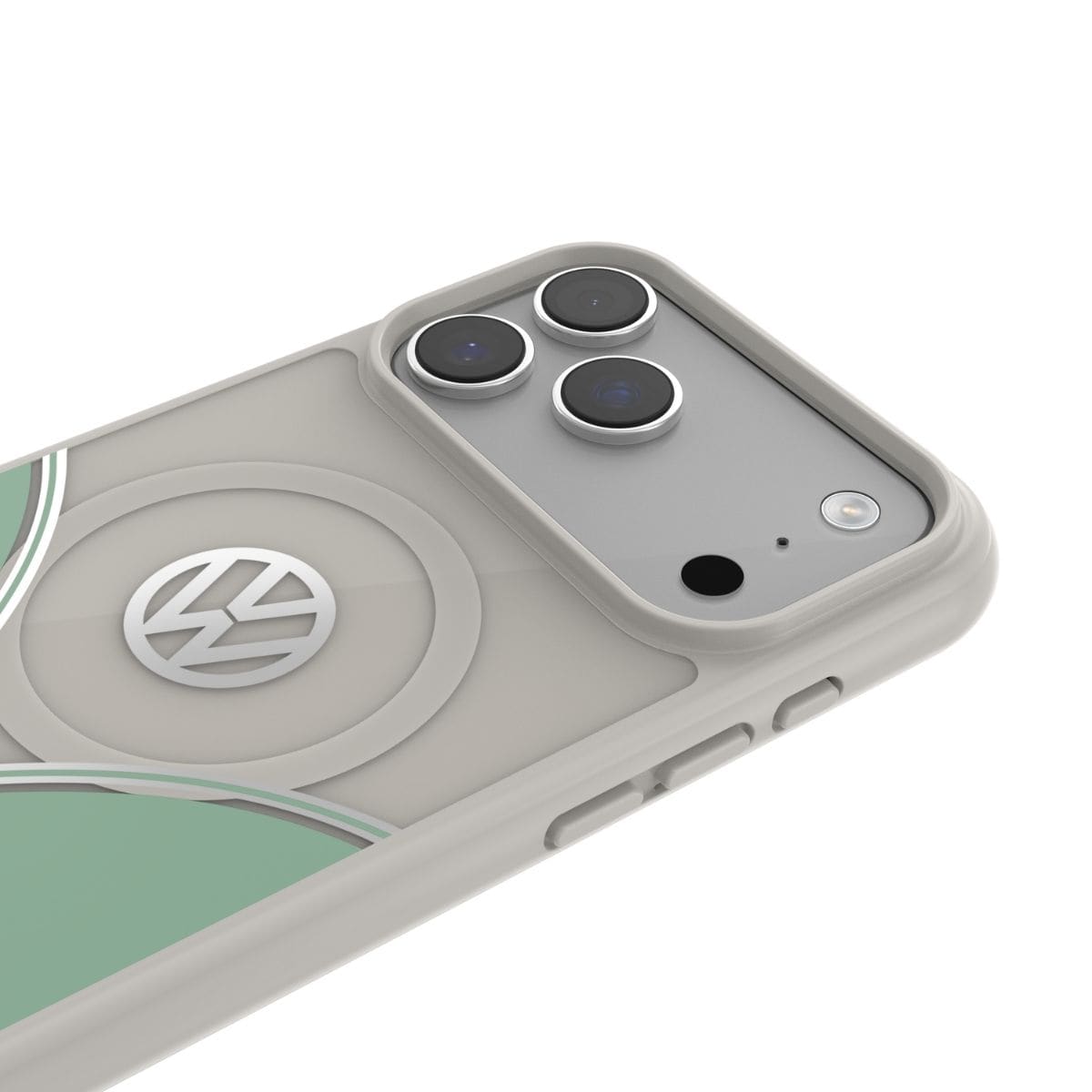 Volkswagen[フォルクスワーゲン] iPhone 17 Pro Max ケース スマホケース MagSafe対応 ストラップホールあり Bahama Blue(バハマブルー) Green/White グリーン/ホワイト グリーン/ホワイト 60471