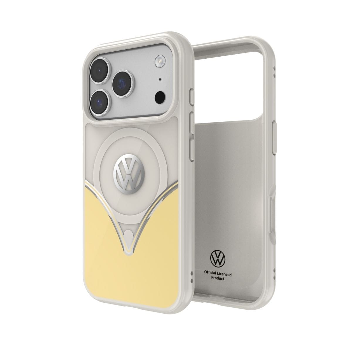 Volkswagen[フォルクスワーゲン] iPhone 17 Pro ケース スマホケース MagSafe対応 ストラップホールあり Yukon Yellow(ユーコンイエロー) Yellow/White イエロー/ホワイト イエロー/ホワイト 60474