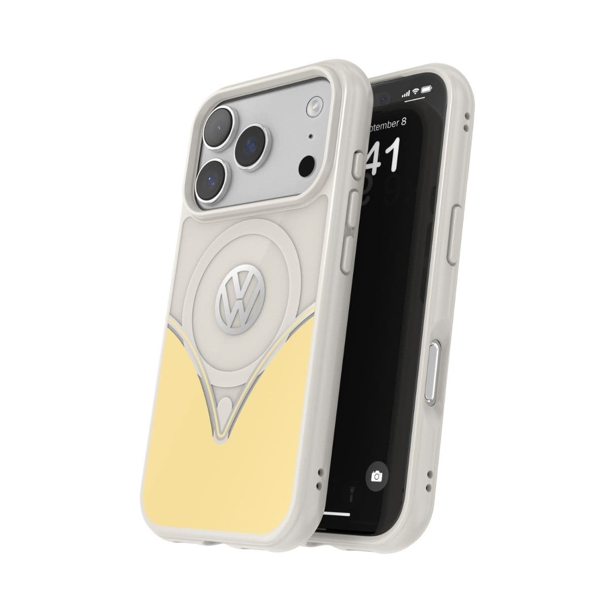 Volkswagen[フォルクスワーゲン] iPhone 17 Pro ケース スマホケース MagSafe対応 ストラップホールあり Yukon Yellow(ユーコンイエロー) Yellow/White イエロー/ホワイト イエロー/ホワイト 60474