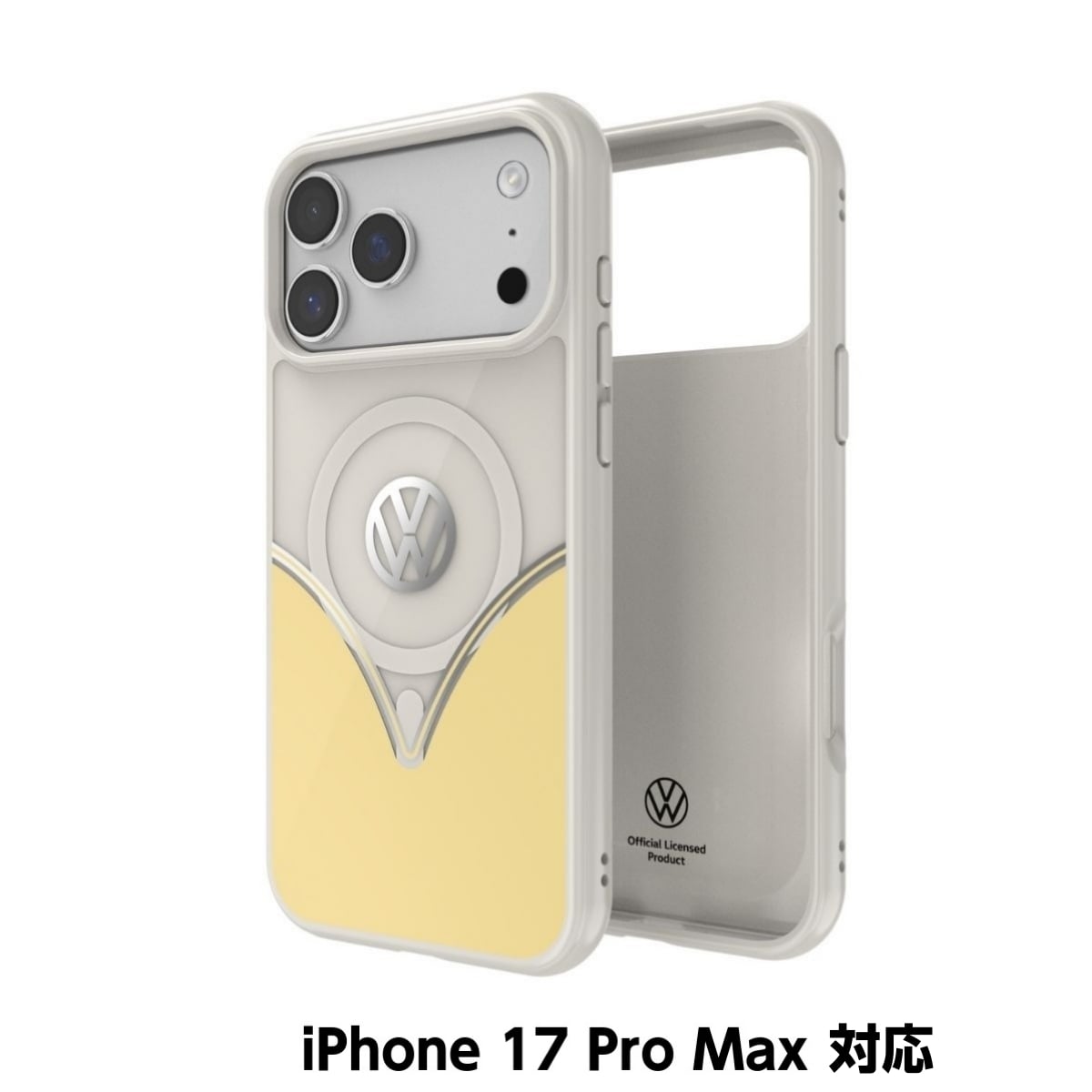 Volkswagen[フォルクスワーゲン] iPhone 17 Pro Max ケース スマホケース MagSafe対応 ストラップホールあり Yukon Yellow(ユーコンイエロー) Yellow/White イエロー/ホワイト イエロー/ホワイト 60475