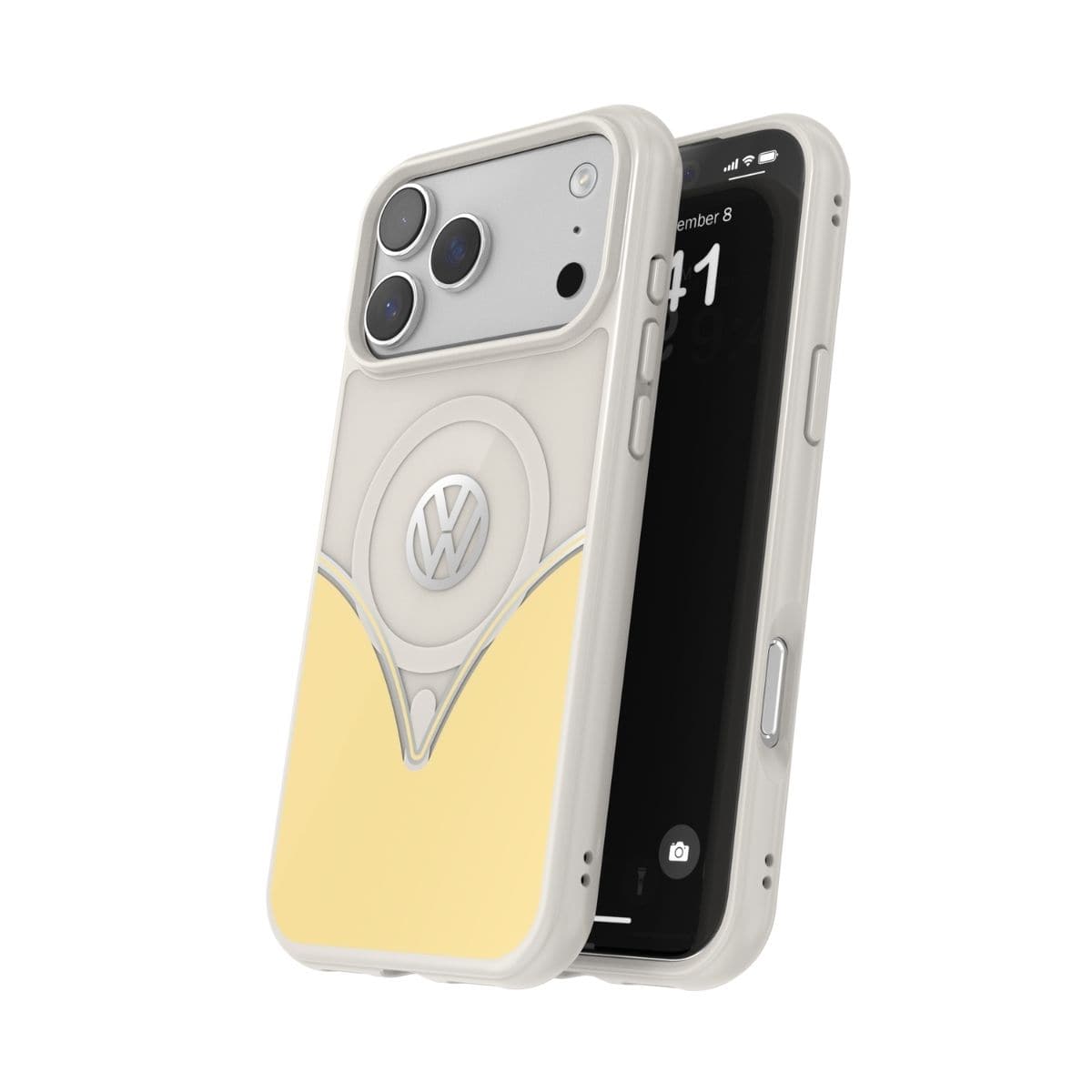 Volkswagen[フォルクスワーゲン] iPhone 17 Pro Max ケース スマホケース MagSafe対応 ストラップホールあり Yukon Yellow(ユーコンイエロー) Yellow/White イエロー/ホワイト イエロー/ホワイト 60475