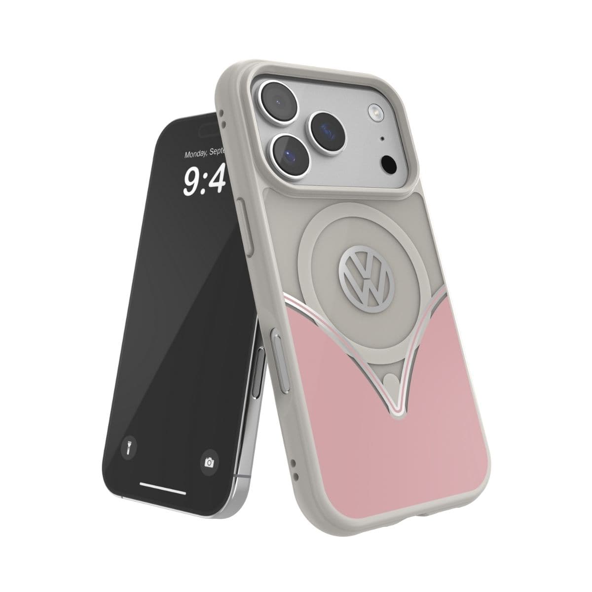 Volkswagen[フォルクスワーゲン] iPhone 17 Pro ケース スマホケース MagSafe対応 ストラップホールあり Powder Pink(パウダーピンク) Pink/White ピンク/ホワイト ピンク/ホワイト 60478