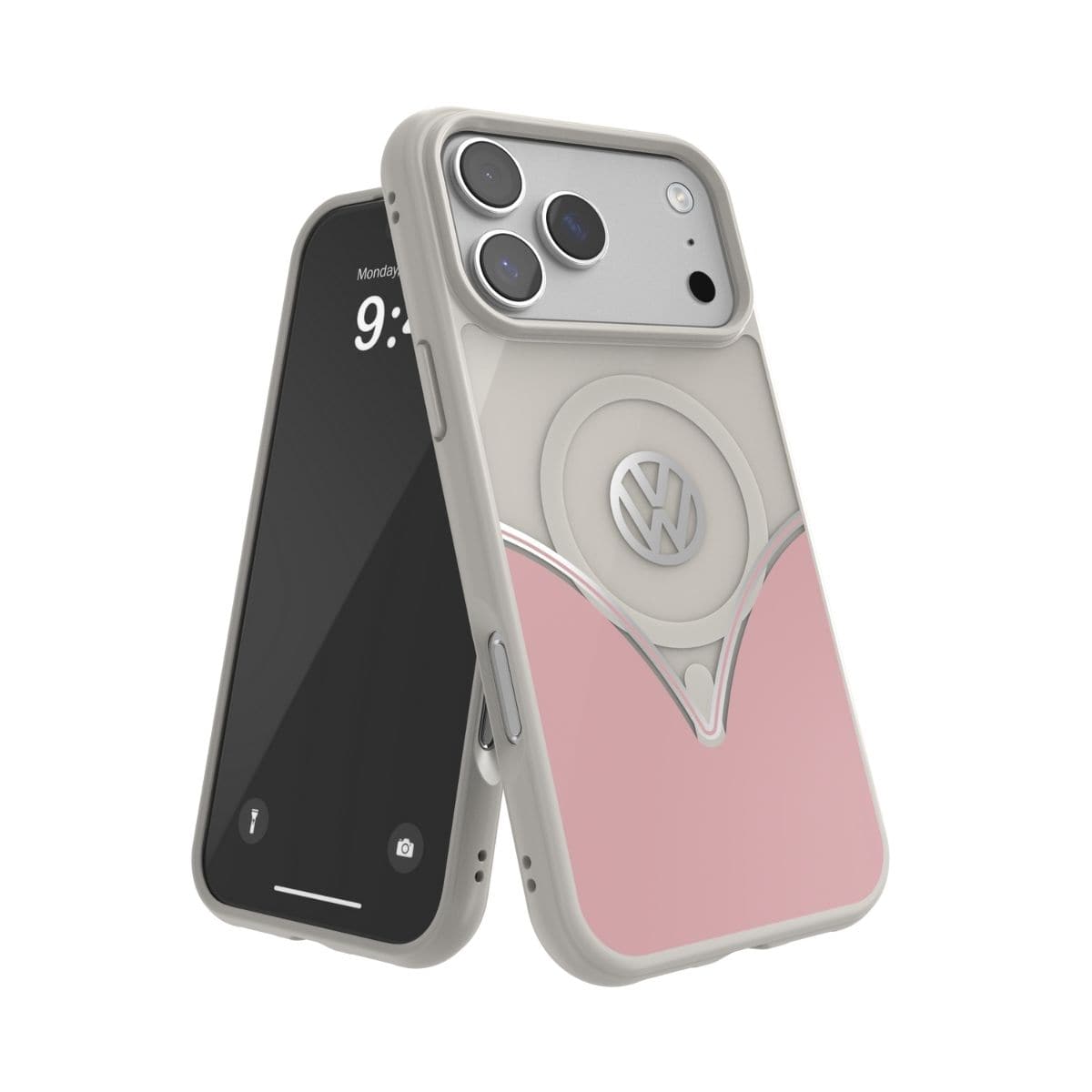 Volkswagen[フォルクスワーゲン] iPhone 17 Pro Max ケース スマホケース MagSafe対応 ストラップホールあり Powder Pink(パウダーピンク) Pink/White ピンク/ホワイト ピンク/ホワイト 60479