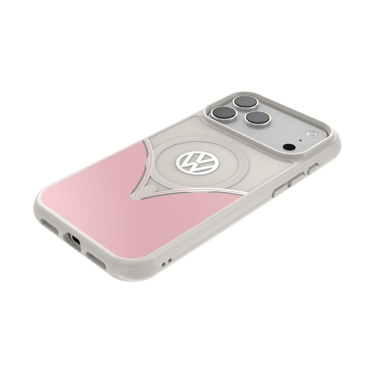 Volkswagen[フォルクスワーゲン] iPhone 17 Pro Max ケース スマホケース MagSafe対応 ストラップホールあり Powder Pink(パウダーピンク) Pink/White ピンク/ホワイト ピンク/ホワイト 60479