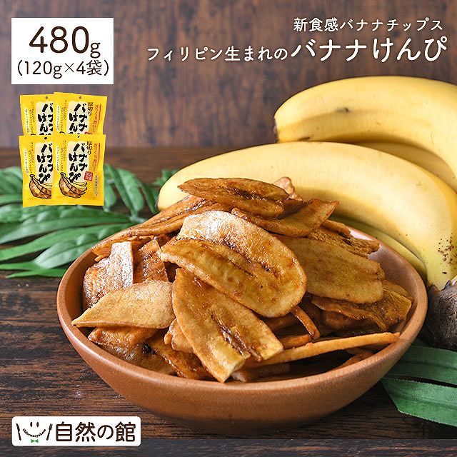 バナナけんぴ 480g(120g×4袋)